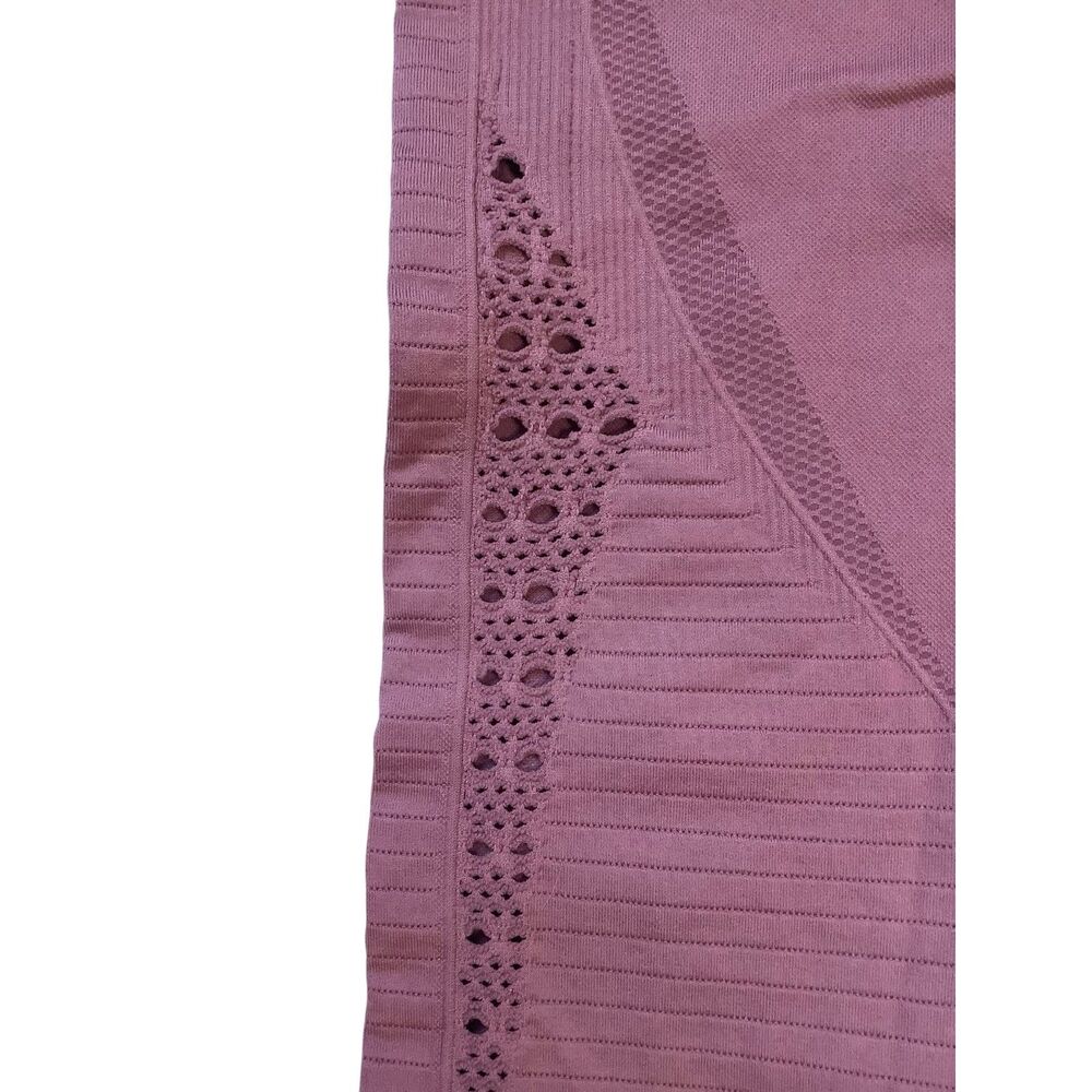 Gymshark Energy Seamless Leggings Purple Pink High Waisted Cutout Details - Picture 3 of 6